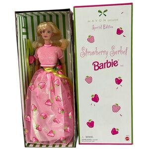 Avon Exclusive Strawberry Sorbet Barbie Doll Special Edition 1998 Mattel
